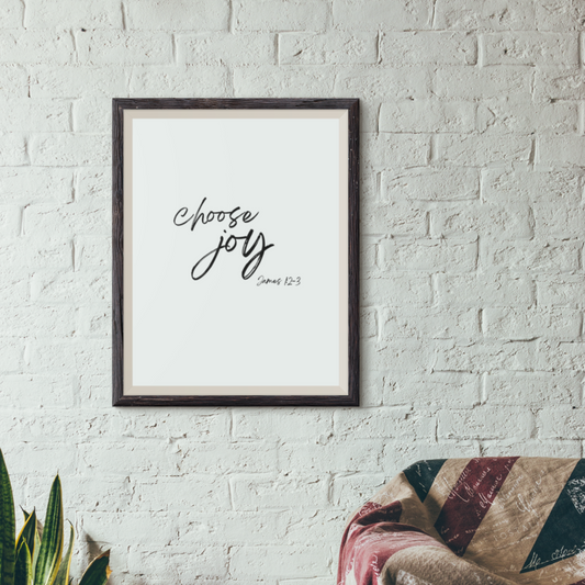 Choose Joy Print