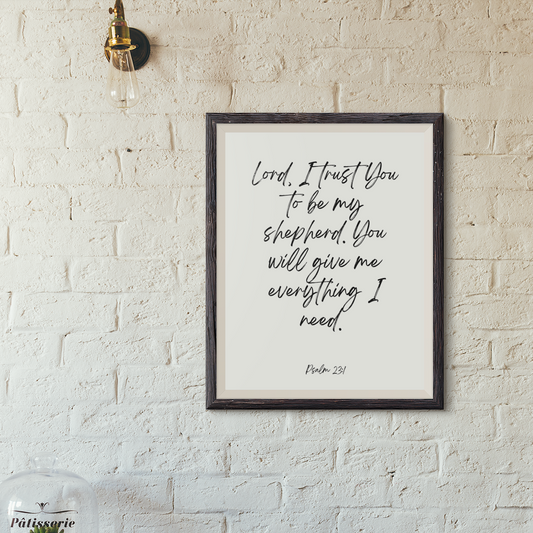 Psalm 23 Prayer Prints